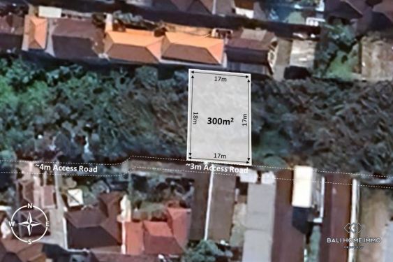 Image 1 from Bon emplacement 3 are des terrains à vendre en pleine propriété à Bali Seminyak