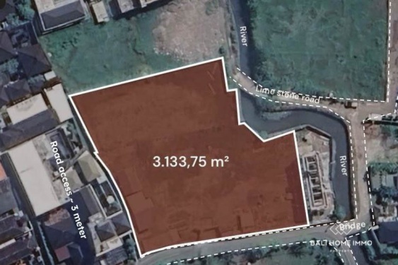 Opportunité d'investissement : Terrain de 3100 m² en bail emphytéotique divisible à Seminyak