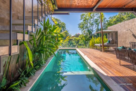 Image 1 from vue sur la jungle villa 3 chambres à vendre en leasing à Bali Pererenan