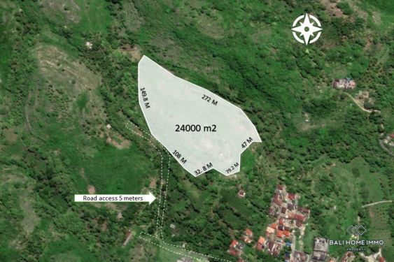 Image 1 from Terrain de 2,4 hectares à vendre en pleine propriété à Nusa Penida