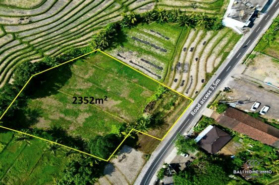 Image 1 from Land with ricefield View for Sale Leasehold in Bali Tanah Lot North Side