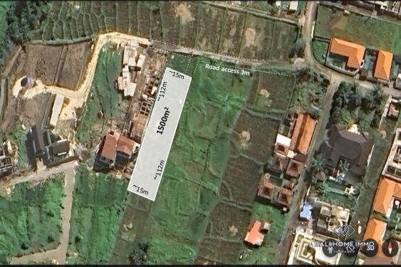 Image 1 from Land with View for Sale Leasehold in Bali near Seseh Beach