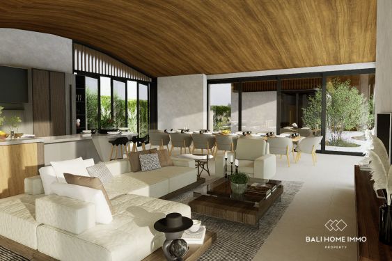 Image 3 from Villa de luxe de 4 chambres en bord de mer, sur plan, à vendre à Keramas Beach