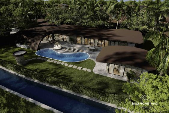 Image 1 from Villa de luxe de 4 chambres en bord de mer, sur plan, à vendre à Keramas Beach