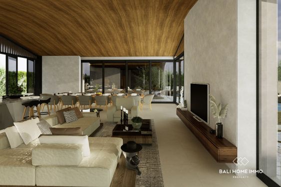 Image 1 from Villa de luxe de 3 chambres sur plan avec vue sur l'océan à vendre à Keramas Beach