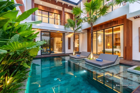 Villa de luxe de 3 chambres avec sauna à louer à long terme à Bali - Berawa