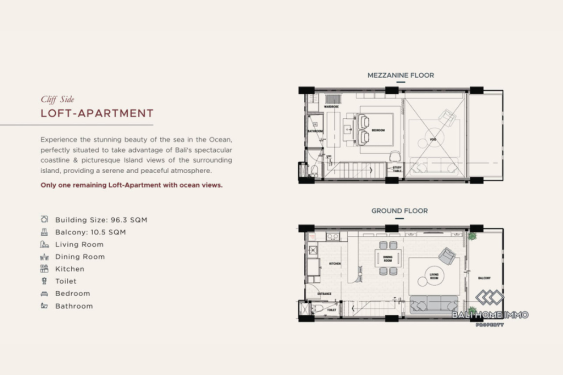 Image 5 from Penthouse et résidence de luxe à flanc de falaise à Bingin Beach Bali