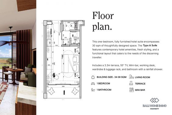 Image 18 from Luxury suites for sale leasehold in Bali Padang Padang near beach