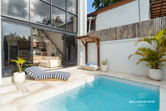 VILLA GAYA MEZZANINE 2 KAMAR UNTUK DIJUAL DENGAN HARGA LEASEHOLD DI CANGGU BALI
