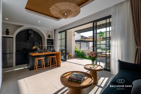 Appartement moderne d'une chambre à coucher à vendre en bail emphytéotique à Berawa, Bali