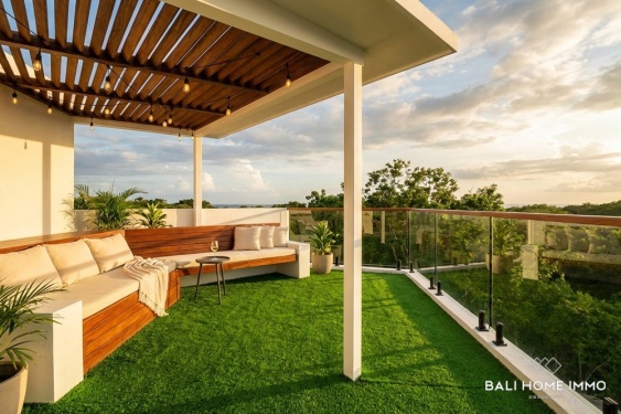 Villa moderne de 2 chambres avec vue sur l'océan à vendre en bail emphytéotique à Pandawa