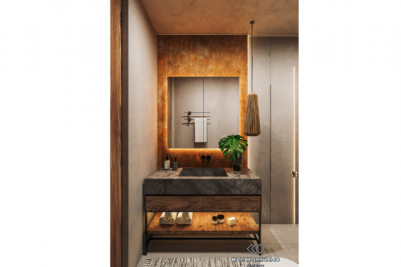 Image 15 from Rumah Kota Modern 2 Kamar Tidur di Kompleks di Pantai Nyanyi