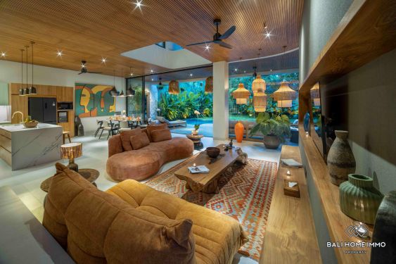 Image 2 from Modern Design 4 Bedroom Family Villa for Rent in Pererenan Beachside