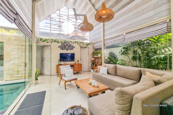 Image 3 from Près de la plage Villa de 2 chambres à vendre en bail à Bali Canggu Batu Bolong-Echo Beach