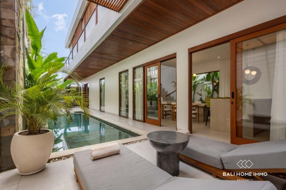 NEW BUILT NEAR BEACH 3 BEDROOM VILLA FOR SALE LEASEHOLD in SESEH BALI
