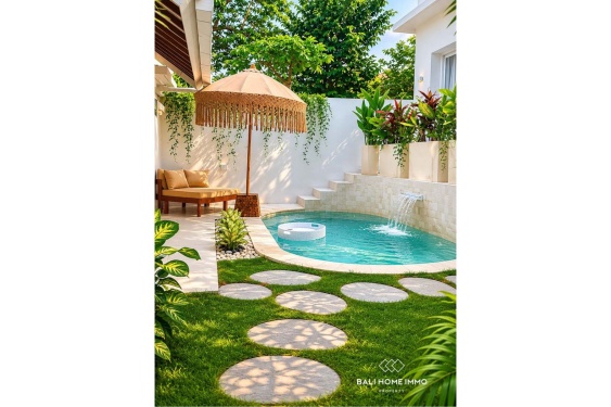 Villa Baru 2 Kamar untuk Dijual dengan Status Hak Sewa di Canggu Bali