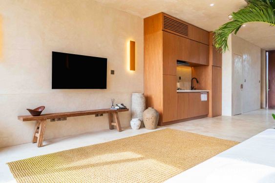 Image 4 from Loteng 1 Kamar dengan Pemandangan Sawah Disewakan di Bali Pererenan