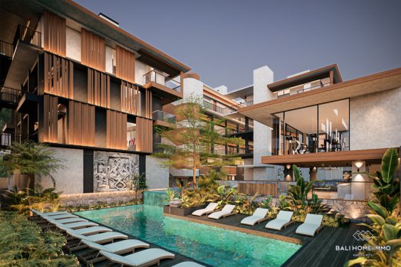 Image 1 from Off-plan 1 Bedroom Apartment for Sale Leasehold in Bali Canggu Batubolong Echo beach