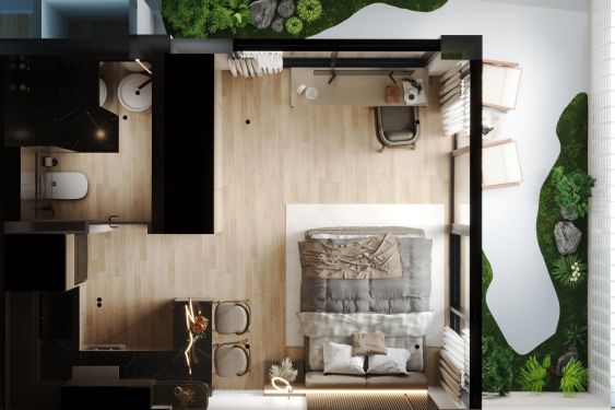 Image 14 from Off-plan 1 Bedroom Apartment for Sale Leasehold in Bali Pererenan Beachside