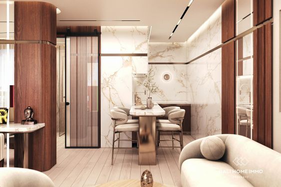 Image 4 from Appartements clés en main d'une chambre à coucher à vendre à distance de la plage de Berawa