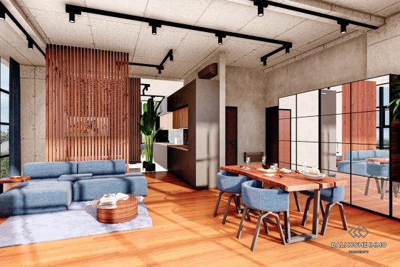 Image 4 from Apartemen loft 1 kamar off-plan untuk dijual  di Umalas, Bali.