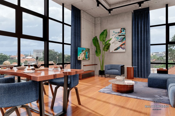 Image 5 from Apartemen loft 1 kamar off-plan untuk dijual  di Umalas, Bali.