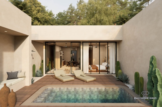 Off Plan 1 Bedroom modern villa for sale leasehold in Kedungu