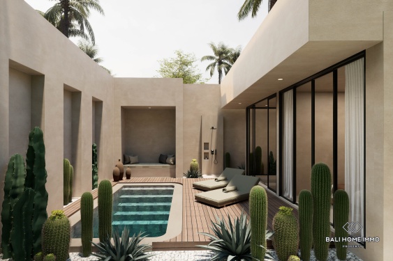 Off Plan 1 Bedroom modern villa for sale leasehold in Kedungu