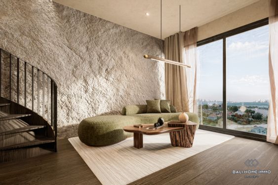 Image 2 from Off-plan 1 Bedroom Penthouse for Sale Leasehold in Bali Canggu Batubolong Echo beach