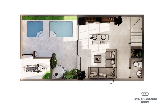 Image 19 from Dijual villa baru 1 kamar di Bali Canggu Batu Bolong