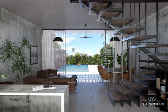 Image 2 from Villa 1 chambre sur plan à vendre en bail à Bali Canggu côté résidentiel