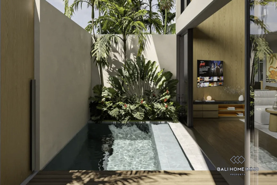 Image 1 from Dijual villa 1 kamar off-plan dengan hak guna pakai di Canggu, Bali