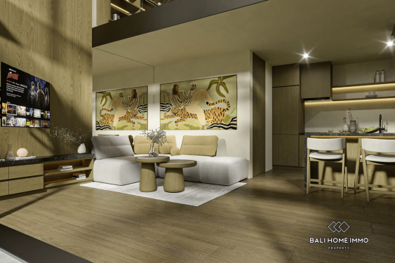 Image 3 from Dijual villa 1 kamar off-plan dengan hak guna pakai di Canggu, Bali