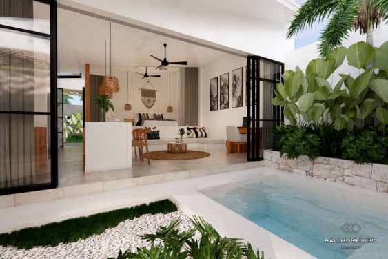 Image 1 from Villa 1 chambre sur plan à vendre en bail à Bali Pererenan côté nord