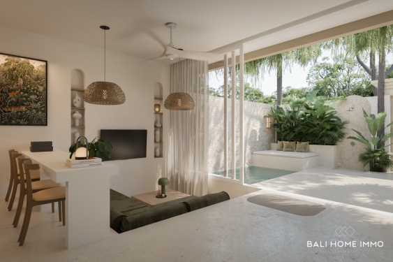 Image 6 from VILLA SUR PLAN D'UNE CHAMBRE À VENDRE EN LOCATION À ULUWATU PECATU