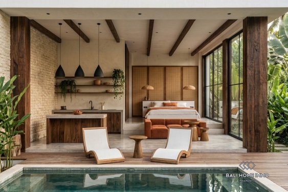 VILLA SUR PLAN D'UNE CHAMBRE À VENDRE EN LOCATION À ULUWATU
