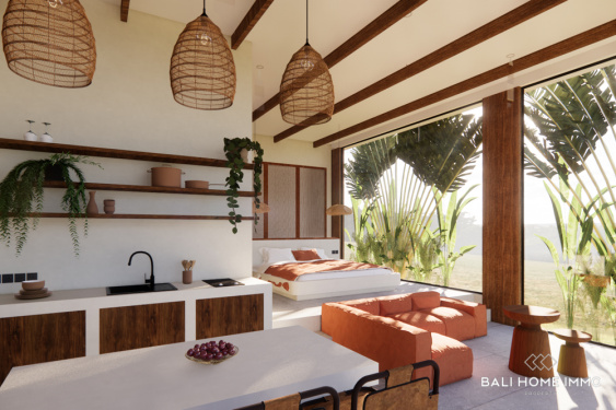 Image 9 from VILLA SUR PLAN D'UNE CHAMBRE À VENDRE EN LOCATION À ULUWATU