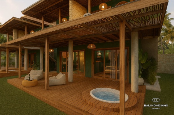 Image 2 from SUITE DE LUXE DE STYLE VILLA 1 CHAMBRE SUR PLAN À UBUD – BAIL