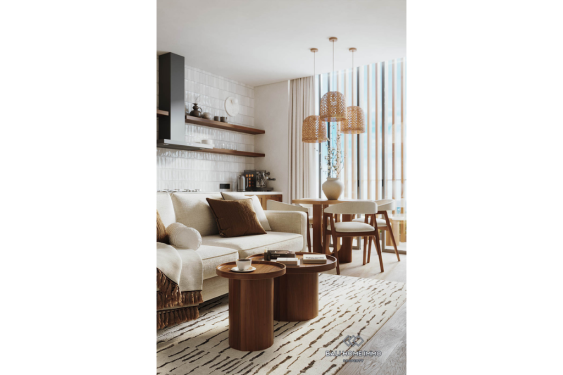 Image 2 from APPARTEMENT SUR PLAN DE 2 CHAMBRES À VENDRE EN LOCATION À BALI PRÈS DE LA PLAGE DE MELASTI