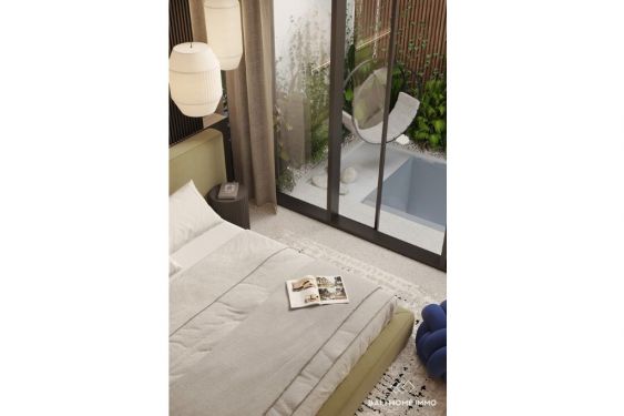 Image 12 from Appartement de 2 chambres sur plan avec piscine à vendre près de la plage de Nyanyi