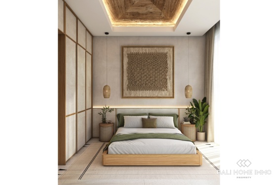 Image 12 from Villa moderne tropicale de 2 chambres avec vue sur l'océan, sur plan, à vendre près de GWK à Melasti