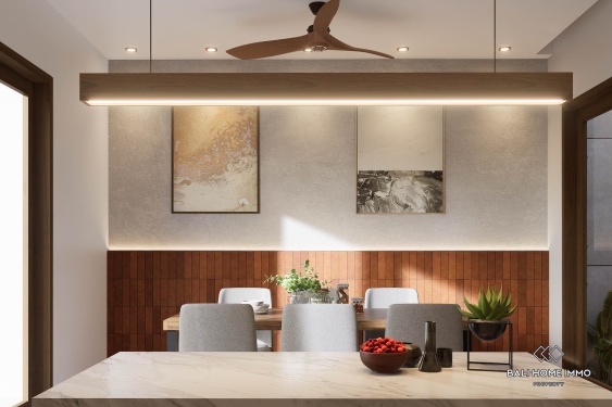 Image 4 from Villa moderne de 2 chambres sur plan, en pleine propriété ou en bail emphytéotique, à Kedungu