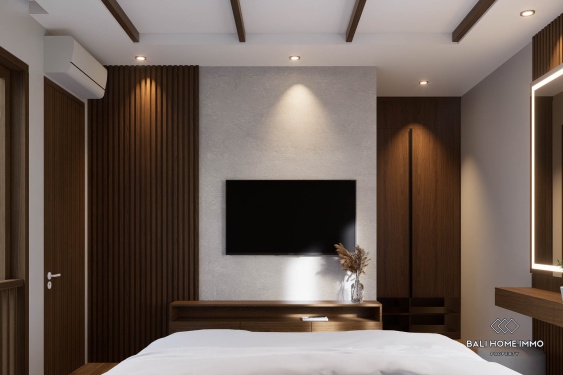 Image 11 from Villa moderne de 2 chambres sur plan, en pleine propriété ou en bail emphytéotique, à Kedungu