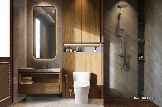 Image 16 from Villa moderne de 2 chambres sur plan, en pleine propriété ou en bail emphytéotique, à Kedungu