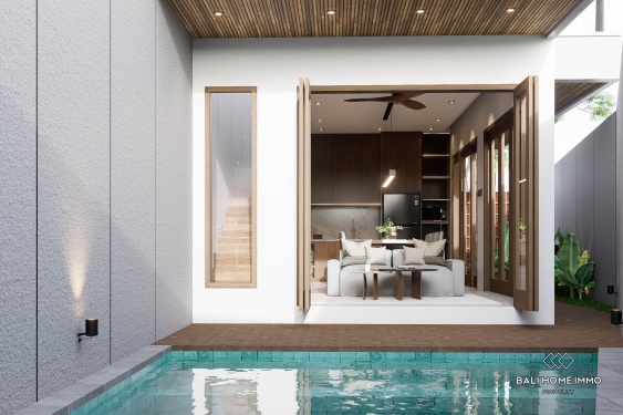 Image 1 from Villa moderne de 2 chambres sur plan, en pleine propriété ou en bail emphytéotique, à Kedungu