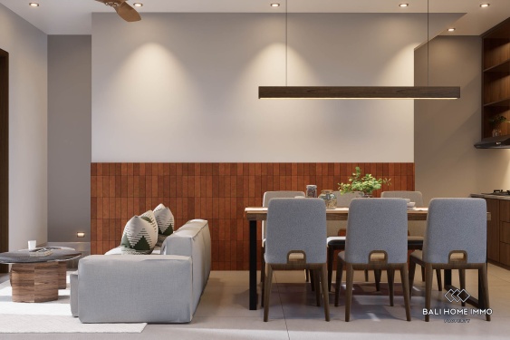 Image 4 from Villa moderne de 2 chambres sur plan, en pleine propriété ou en bail emphytéotique, à Kedungu