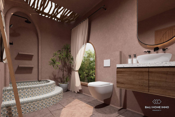 Image 8 from Villa moderne de 2 chambres en phase de construction, à vendre en droit de bail à Lombok