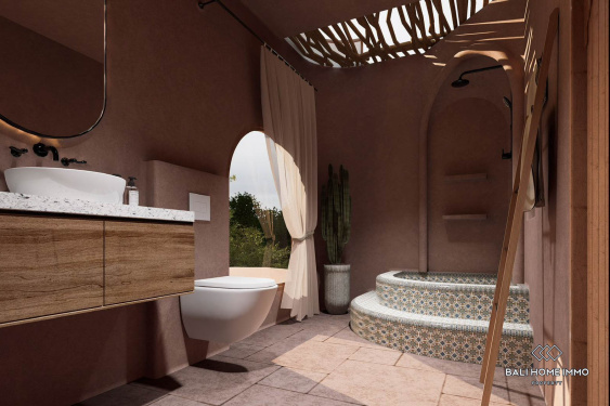 Image 9 from Villa moderne de 2 chambres en phase de construction, à vendre en droit de bail à Lombok