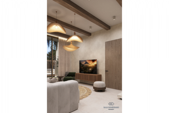 Image 5 from Villa moderne de 2 chambres sur plan à vendre en bail à Bali Umalas