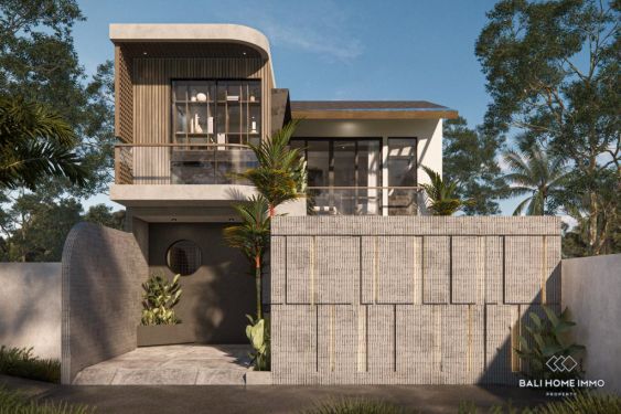 Image 1 from Villa moderne de 2 chambres sur plan à vendre en bail avec vue sur les rizières près de Canggu Bali